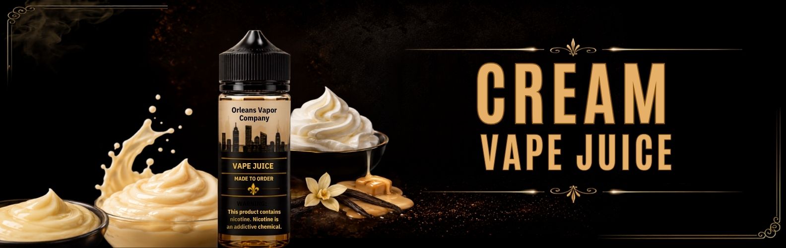 Cream Vape Juice from Orleans Vapor Company